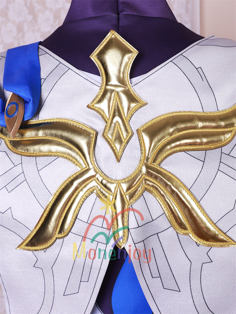 Monenjoy Houkai Star Rail Sunday Stage Costume Embroidered Fabric Flower Pattern Fabric Costume Disguise Event Masquerade Fireworks Festival School Festival COS