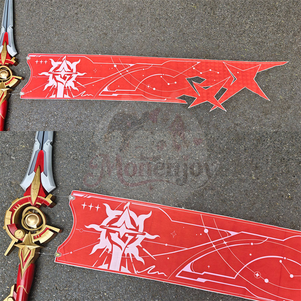 Monenjoy　崩壊スターレイル 姫子（旅立ち 　長柄武器モデル　PVC＋PU＋布生地　モチーフ武器　コスプレ道具　約226cm　スタレ　イベント MONENJOY