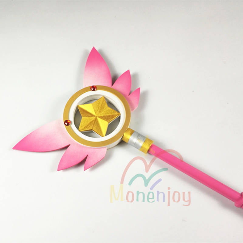 Monenjoy　Fate/kaleid liner プリズマ☆イリヤ　イリヤ　コスプレ道具　美遊・エーデルフェルト　法杖　PVC材質 魔法少女・カレイドサファイア　武器モデル