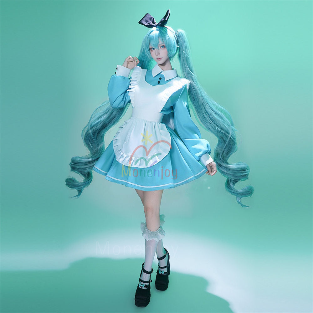 納品10日以内出荷　Monenjoy　初音ミク　Alice　コスプレ衣装　メイド服　ドレス　コスチューム MONENJOY