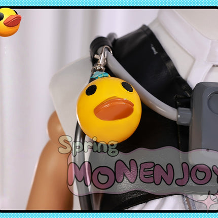Monenjoy Zenless Zone Zero Yuzuha Ukinami Swimsuit Costume Clear Weather Monster Tanuki 3D Resin Parts + Bag Included Zen Zero/ZZZ Cosplay Costume