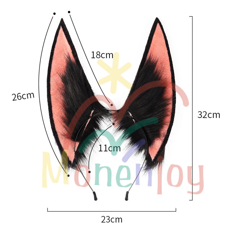 Monenjoy 原神 ティナリ ふわふわ　耳飾り＋尻尾　可愛い　萌えグッズ　猫耳 きつね耳　コスプレ道具　アクセサリー　 - Monenjoy