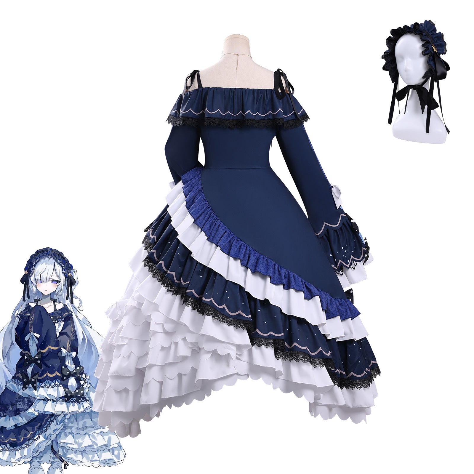 Monenjoy　魔法少女ノ魔女裁判　夏目アンアン　コスプレ衣装　ドレス　ワンピース　可愛い　ハロウィン　コスチューム MONENJOY