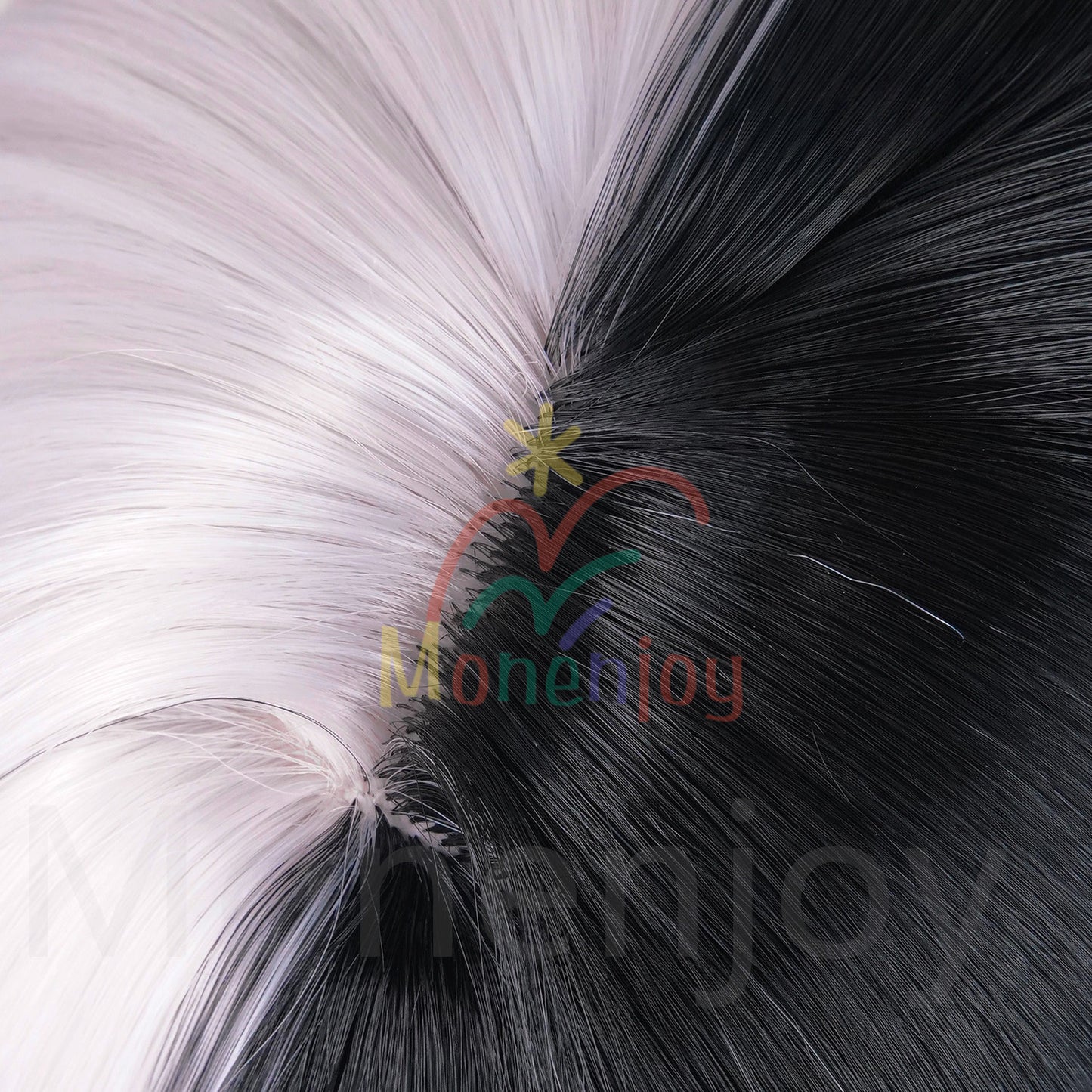 Monenjoy　崩壊スターレイル　火花大会　ウィッグ　カツラ　コスプレ道具　本体約30cm　付け毛のポニーテール長100cm　耐熱ウィッグ　イベント MONENJOY