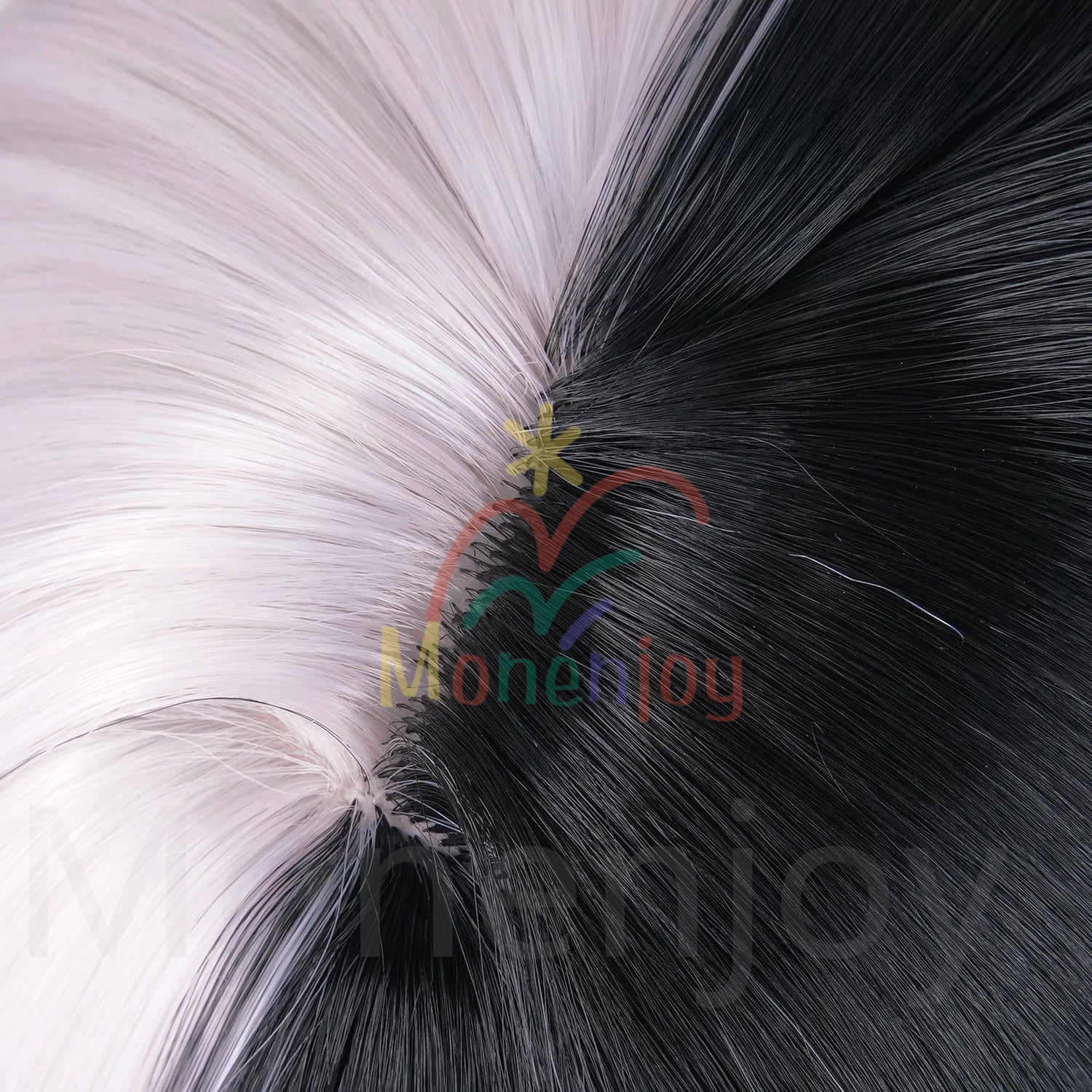 Monenjoy　崩壊スターレイル　火花大会　ウィッグ　カツラ　コスプレ道具　本体約30cm　付け毛のポニーテール長100cm　耐熱ウィッグ　イベント MONENJOY