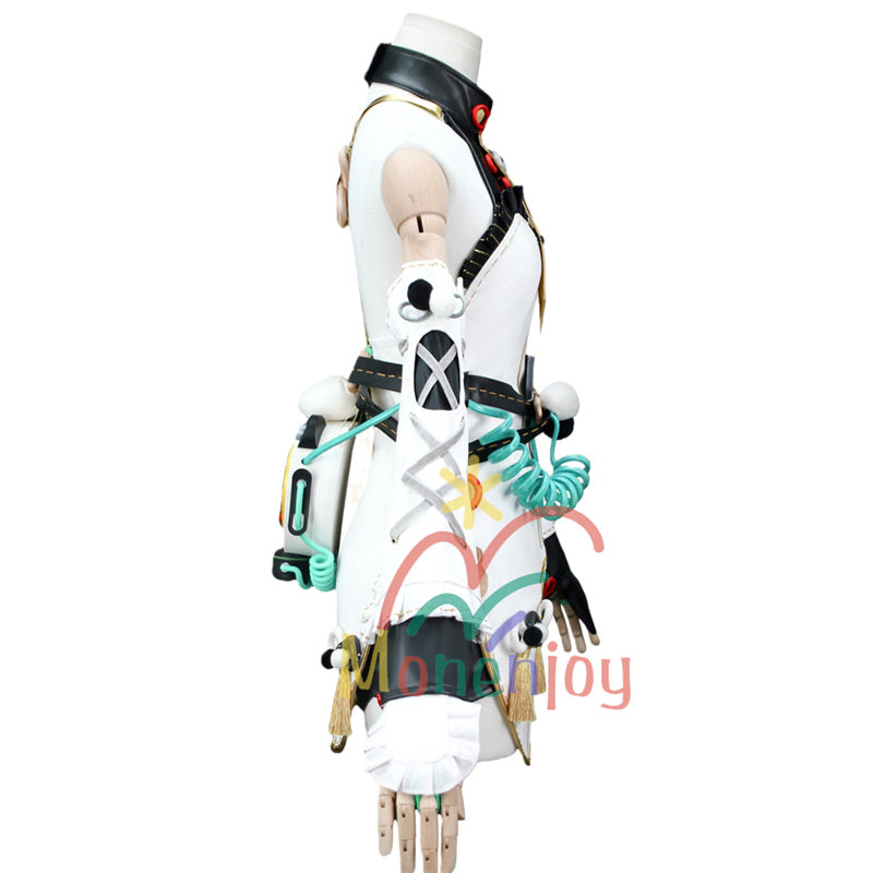 Monenjoy　ゼンゼロ ダイアリン　コスプレ　クランプスの黒枝　コスチューム　ハロウィンコスチューム セット（電話機小道具＋イヤリング＋ヘアアクセ付き）