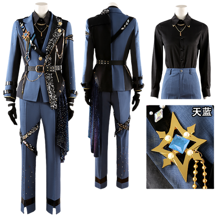 「受注製品」Monenjoy　プロジェクトセカイ×あんさんぶるスターズ 鏡音レンとKAITO 東雲彰人天馬司青柳冬弥神代類漣ジュン守沢千秋瀬名泉逆先夏目 コスプレ衣装　礼服　舞台服 - Monenjoy