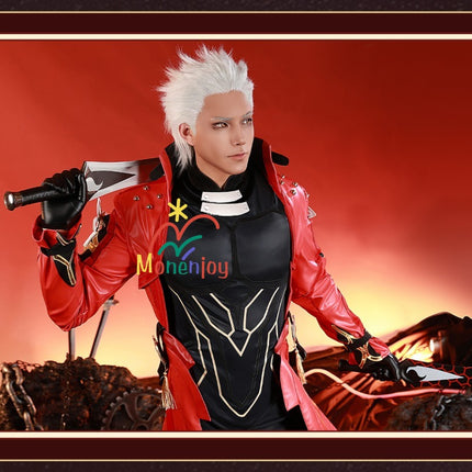 Monenjoy Collapse Star Rail x Fate [UBW] ชุดคอสเพลย์ Archer หนังเทียม Holy Grail สุดเก๋ สไตล์ Junkan/Quantum 