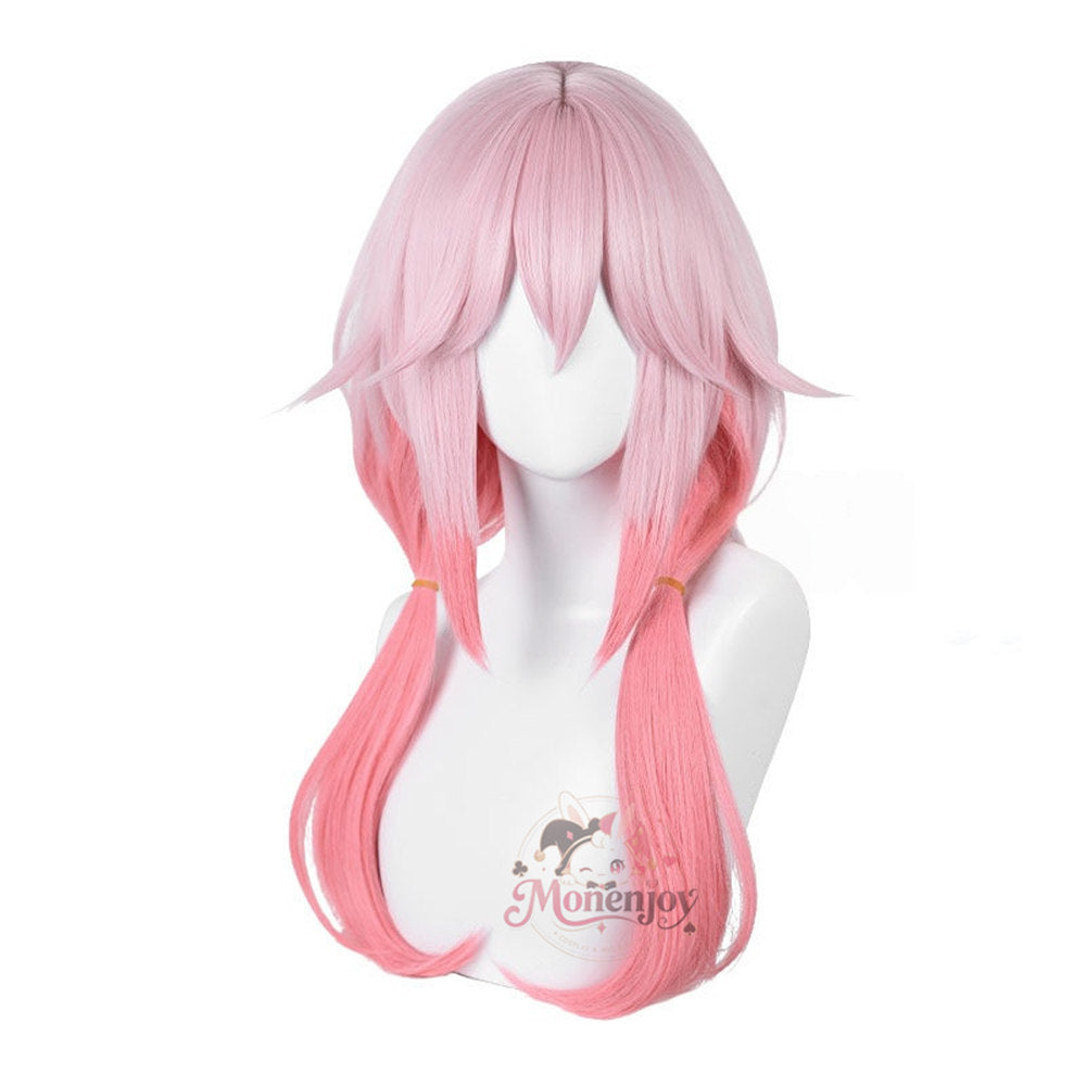 Monenjoy　ギルティクラウン 楪 いのり　桜満 集　ウィッグ　鬘　GUILTY CROWN 　カツラ　耐熱ウィッグ　イベント舞台対応 MONENJOY