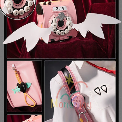 Monenjoy　ゼンレスゾーンゼロ　大天使　千夏　大天使　レミエル ゼンゼロ　千夏蕾咪　バーチャルアイドル　コスプレ　ChinatsuRemiel　コスプレ衣装 拡声器スピーカー+鞄追加