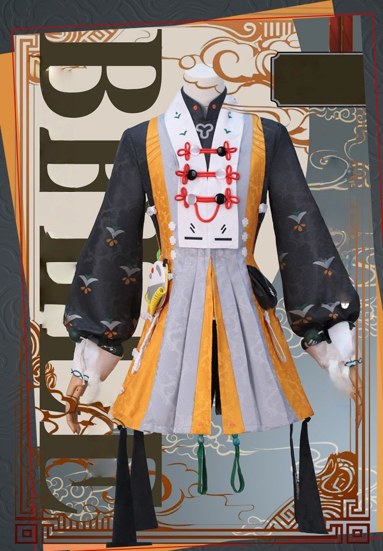 Monenjoy ゼンレスゾーンゼロ　 リン 雲霞の行き着く処 　コスプレ衣装　ジャガード生地 リンちゃん(新衣装)　アニバーサリー Ver.2.0 　地紋織　耳飾り＋イヤリング付き雲嶽山　ワンピース　コスプレ用　コスチュームGS1905