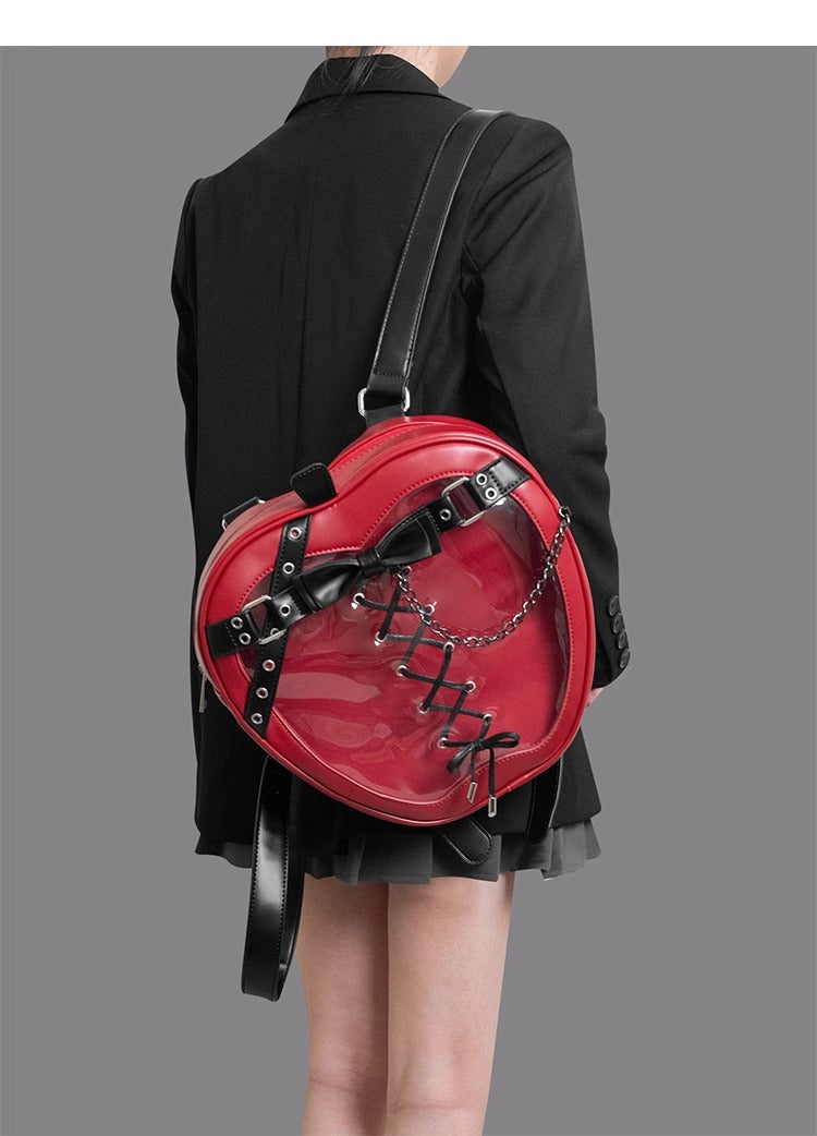 Monenjoy　痛バッグ　アニメ　地雷系　パンク　渋谷　原宿ファション　コスプレ　2次元　萌えグッズ　バックパック/リュック 可愛い　デザイン　装備品　アクセサリー - Monenjoy