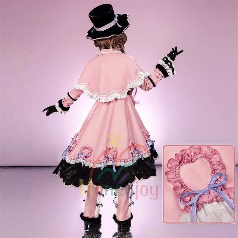 Monenjoy アークナイツ エンドフィールド エイヤフィヤトラ　コスプレ衣装　Eyjafjalla　コスチューム　帽子＋鞄追加　明日方舟 イースタンシリーズ