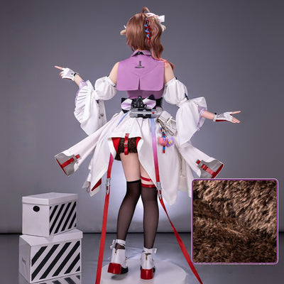 Monenjoy　アークナイツエンドフィールド アルデリア 洋服　紫色　ドレス　コスプレ衣装 Ardelia　아델리아　コスチューム Monenjoy