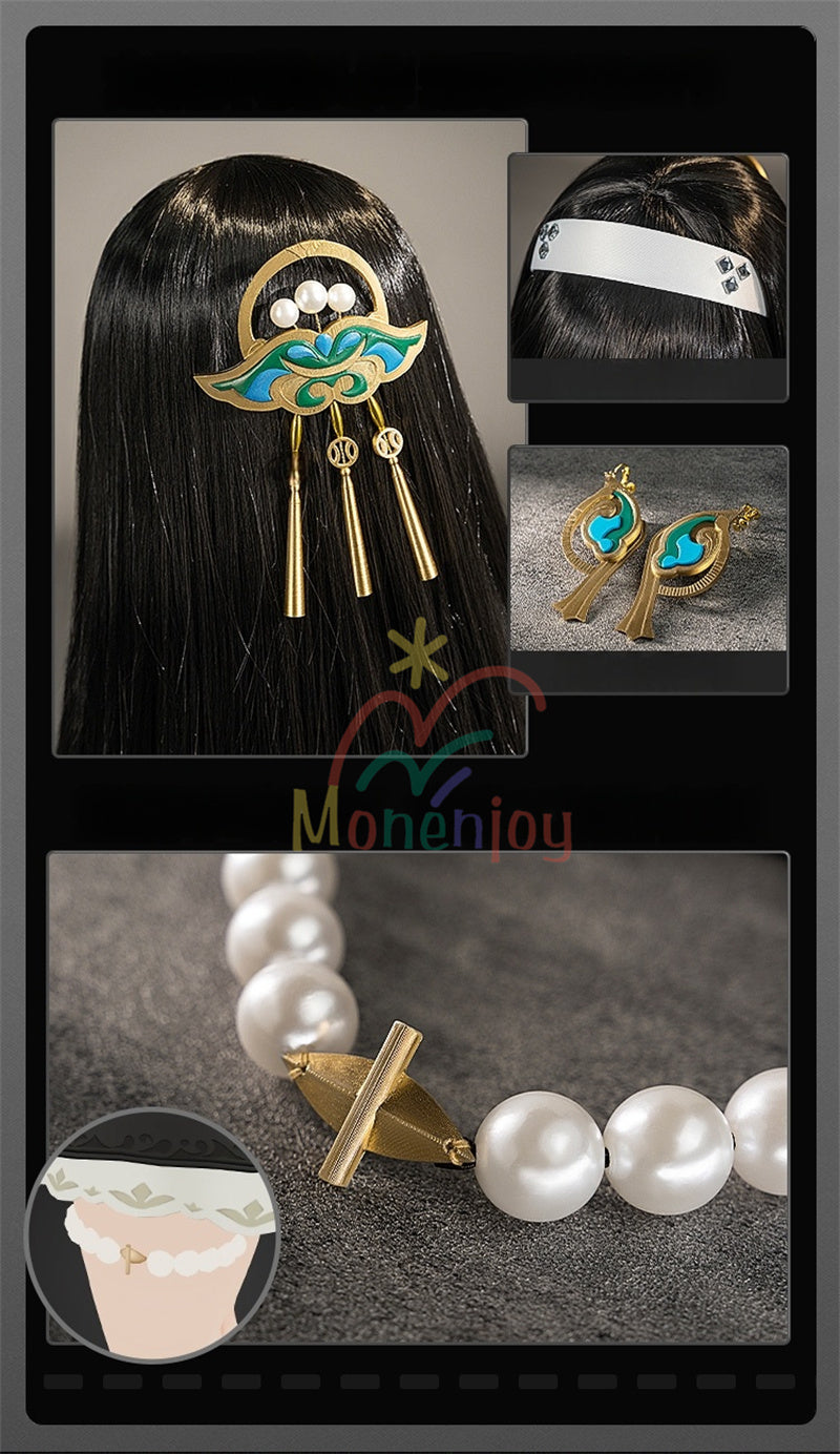 Monenjoy ゼンゼロ　アストラ　コスプレ衣装 シャンデリアの下で　アストラ・ヤオ　ターズ・オブ・リラ　洋服　コスチューム　ワンピースGS1394