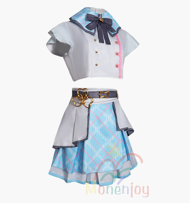 Monenjoy　プロジェクトセカイ MORE MORE JUMP！　桃井 愛莉　コスプレ衣装 ステージ服　ライブ服　舞台服　feat. 初音