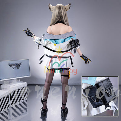 Monenjoy　アークナイツエンドフィールド　ペリカ　コスプレ衣装　洋服　ドレス　コスチューム Monenjoy