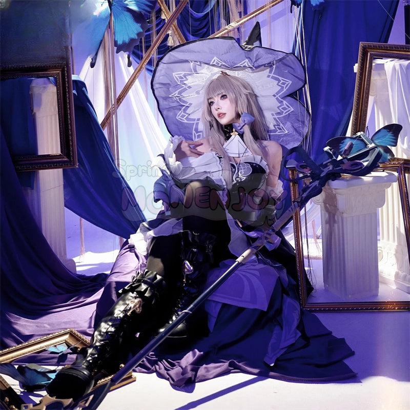 Monenjoy　崩壊スターレイル　マダムヘルタ　コスプレ衣装　礼服　帽子付　GS1374 - Monenjoy