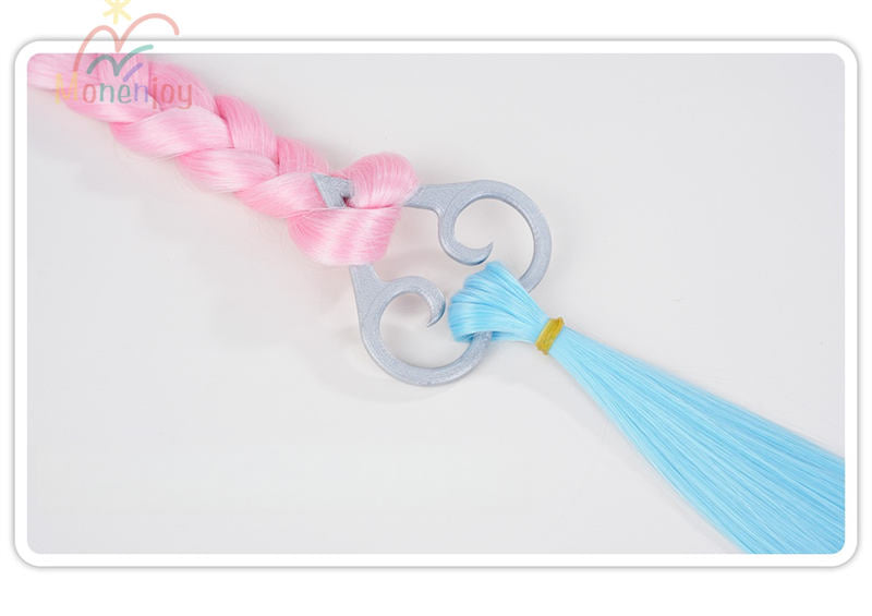 Monenjoy　崩壊スターレイル　アンタ　キュレネ　かつら　グラデーションカラーエクステンション もみあげ用ショートサイドテール　中国版　記憶は夢のプロローグ　コスチューム　ANTAコラボ中国版