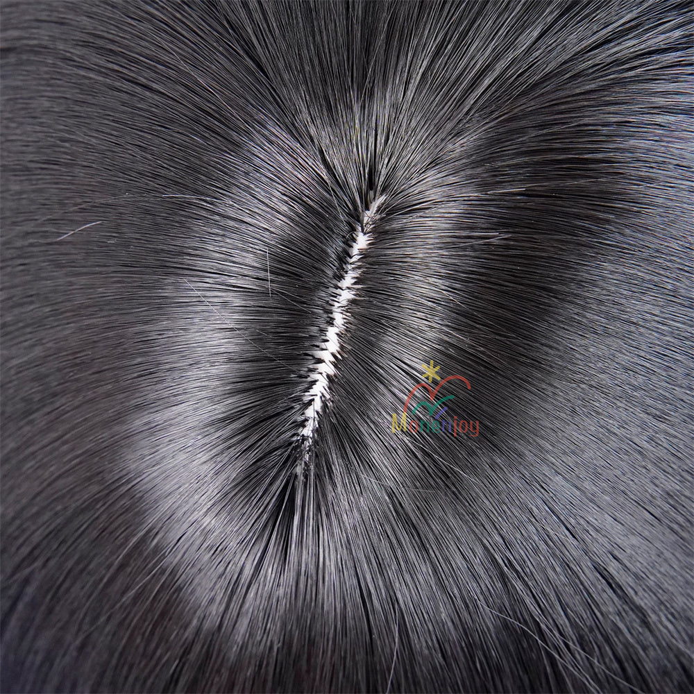 Monenjoy　アークナイツ　 ジエ　カツラ　65cm　歳　鬘　歳獣　 颉　コスプレ道具　自然感　耐熱ウィッグ MONENJOY