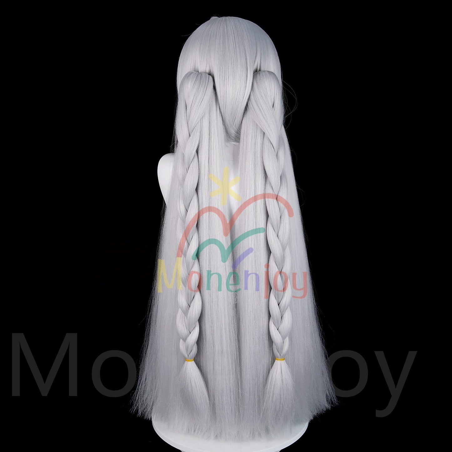 Monenjoy ゼンゼロ ヴェリナ ウィッグ　カツラ　コスプレ道具　ふんわりヘア イベント　エルフ耳 スナップクリップ 撮影道具　耐熱ウィッグ MONENJOY