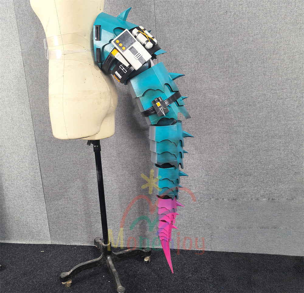 Monenjoy エンドフィールド イヴォンヌ　コスプレ道具　尻尾　可動式 アークナイツ　モチーフ武器　武器モデル　100cm PLA製 MONENJOY