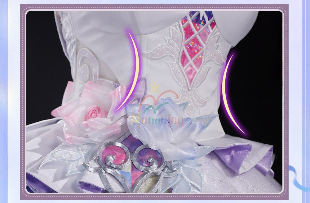 予約　Monenjoy 崩壊スターレイル　コスプレ　キュレネ　Cyrene 衣装　豪華　2.4m超ロング裾 　洋服　ワンピース　 1/3Delusion