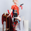 Monenjoy　原神 宵宮　コスプレ衣装　よいみや　炎元素　cosplay　イベント　仮装　ハロウィン　仮装　学園祭　 - Monenjoy