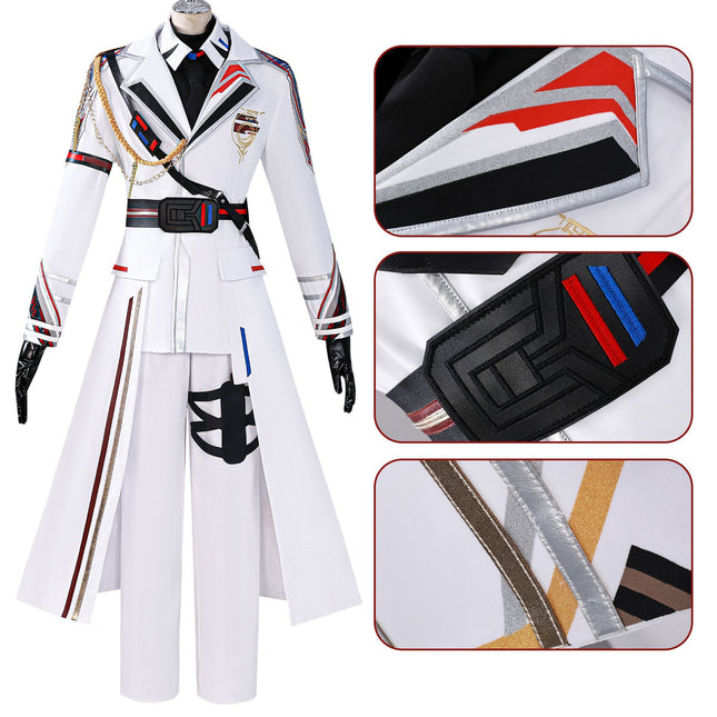 Monenjoy 恋と深空 マヒル コスプレ衣装 帽子付 ユニフォーム 制服 戦闘服 軍服 Love and Deepspace 帰せぬ寂路 マヒル・共に行く寂路 - Monenjoy