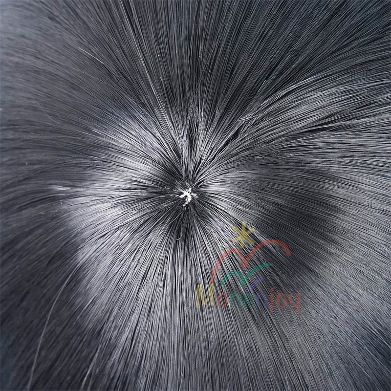 Monenjoy 魔法少女ノ魔女裁判　黒部 ナノカ　 かつら　本体30cm+ポニー50cm |大魔女　　コスプレ　ふんわり　自然感　まのさば ウィッグ　鬘　コスプレ道具