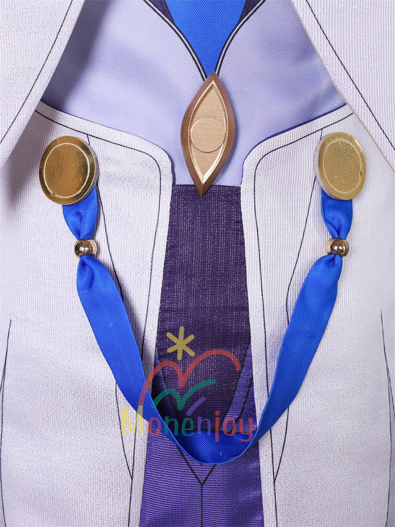 Monenjoy Houkai Star Rail Sunday Stage Costume Embroidered Fabric Flower Pattern Fabric Costume Disguise Event Masquerade Fireworks Festival School Festival COS