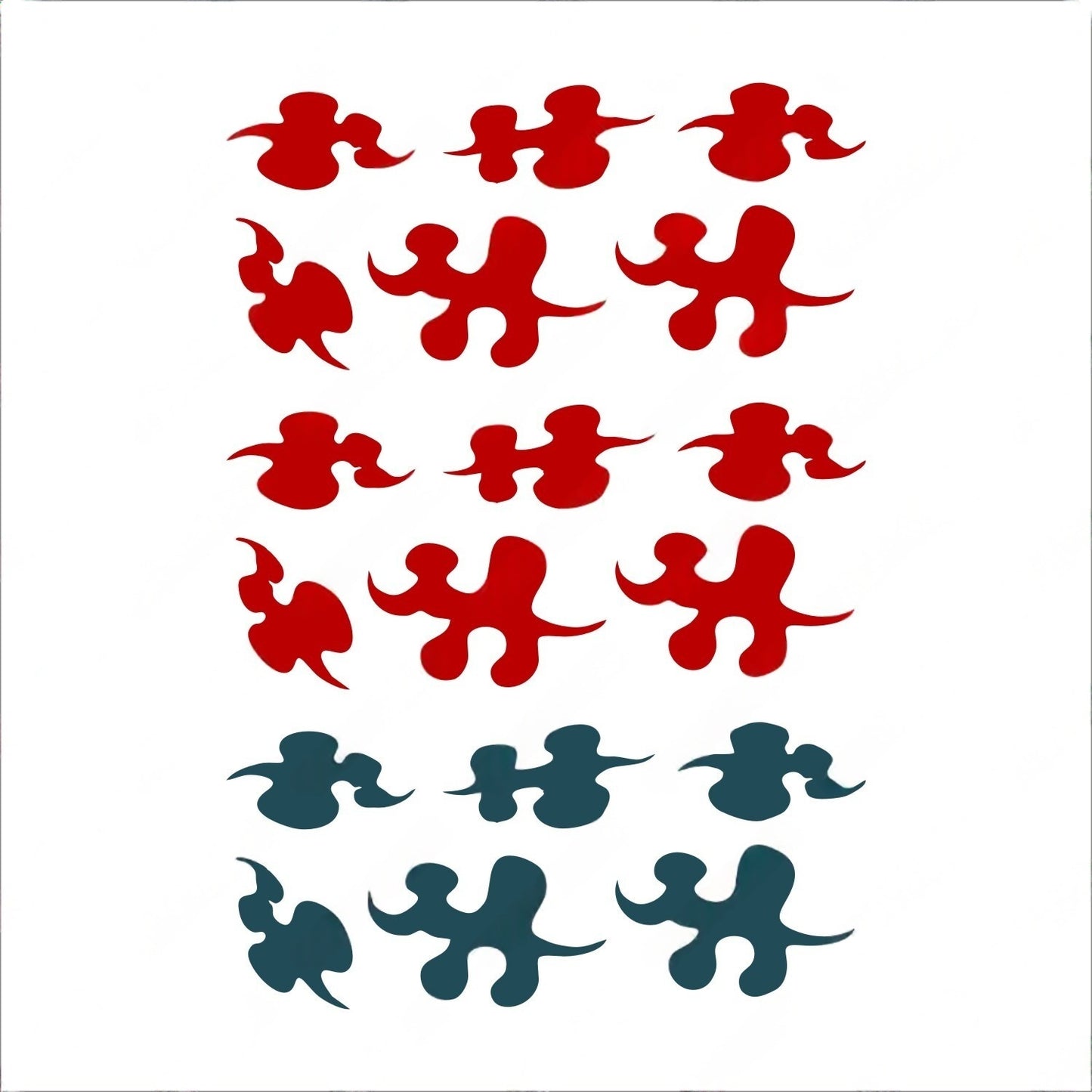 monenjoy Demon Slayer Tanjiro Tattoo Sticker Demon Slayer Demon Cosplay Accessories Flower Scar Sticker Face Demon Swordsman Spider Demon Set Goods Popular Stylish Decoration Fashion Halloween Event Equipment 