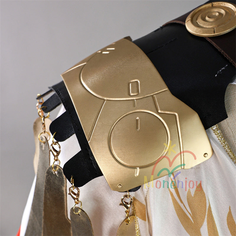 Monenjoy　鳴潮　オーガスタ　コスプレ衣装　イベント　樹脂パーツ　コスチューム　ハロウィン　ウィッグ＋サンダル追加