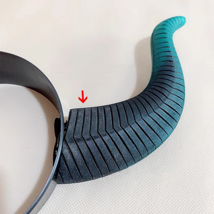 Monenjoy ツイステ コスプレ道具　マレウスの角 ドラゴン 髪飾り ツノ カチューシャ PU製　マレウス・ドラコニア 撮影道具　コスチューム　イベント　仮装　ハロウィン　学園祭　 - Monenjoy