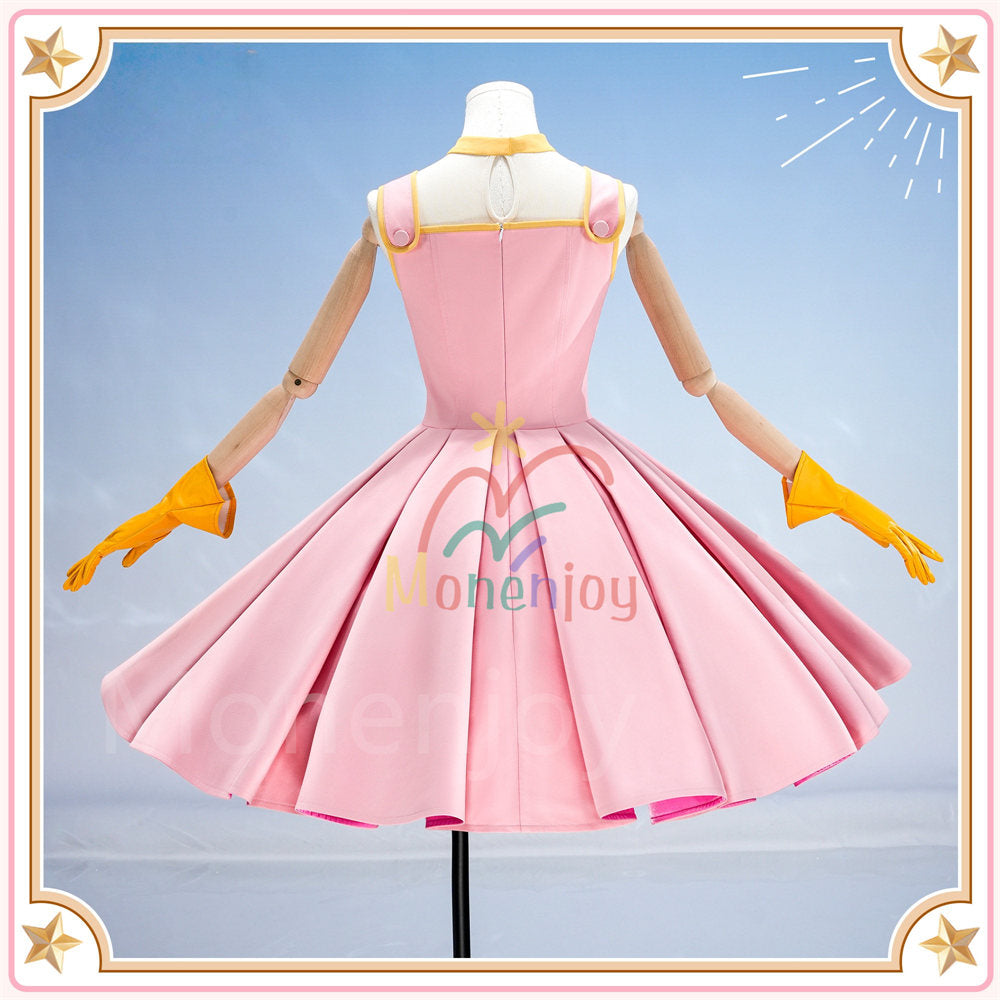 カードキャプターさくら 木之本 桜 CCさくら 戦闘服 ドレス ピンク色
