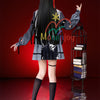 Monenjoy　鳴潮　千咲 　コスプレ衣装　JK服　WutheringWaves　おもちゃ　ハロウィン　コスチューム　髪飾り＋リボン付