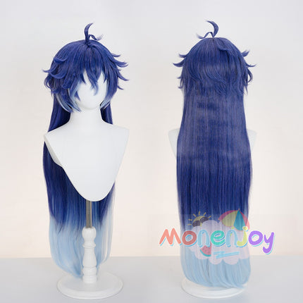 Monenjoy　原神 フリンズ　カツラ　90cm コスプレ道具　Genshin　ライトキーパー　雷元素　 闇影と灯り　ウィッグ　鬘　ナド・クライ　