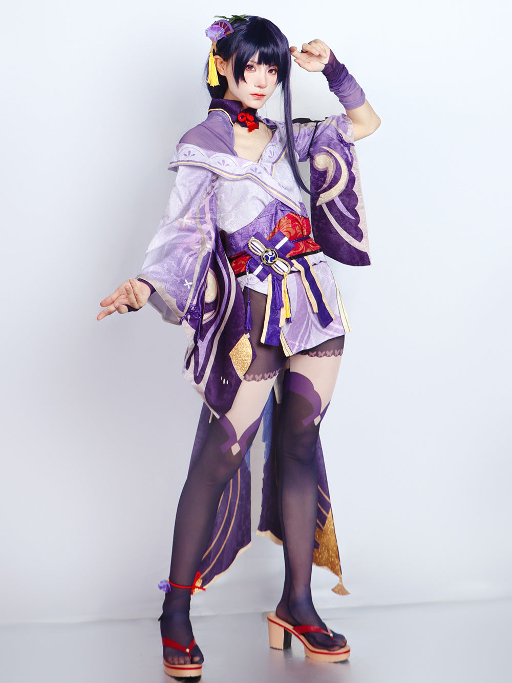 Monenjoy 原神 雷電将軍　コスプレ衣装　変装　仮装　イベント　cosplay　学園祭　ハロウィン - Monenjoy