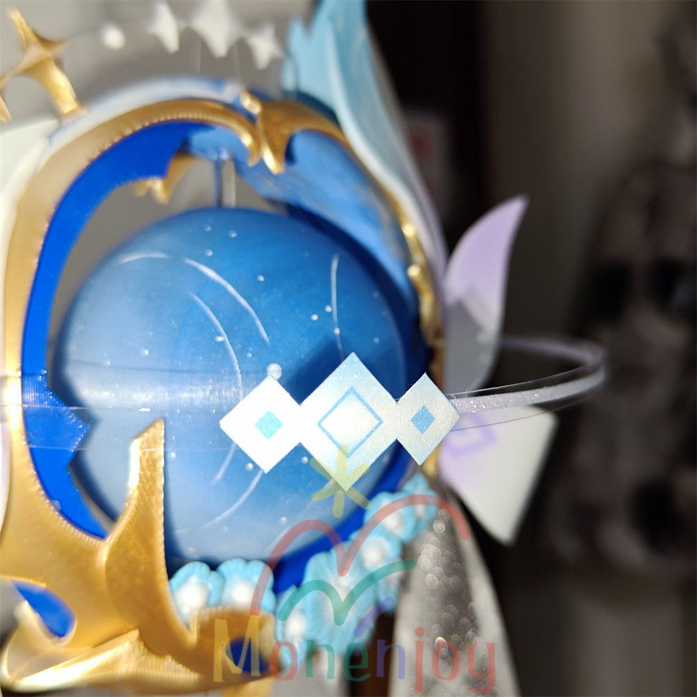 Monenjoy 原神　コロンビー　帳の夜曲　モチーフ武器　コスプレ道具　発光可能 ネフェル 法器　武器モデル　PLA＆Petg材質　25*22cm　 MONENJOY