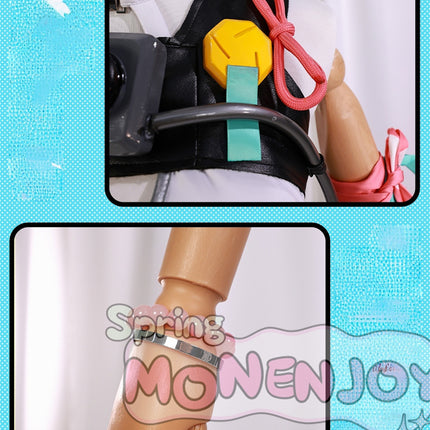 Monenjoy Zenless Zone Zero Yuzuha Ukinami Swimsuit Costume Clear Weather Monster Tanuki 3D Resin Parts + Bag Included Zen Zero/ZZZ Cosplay Costume