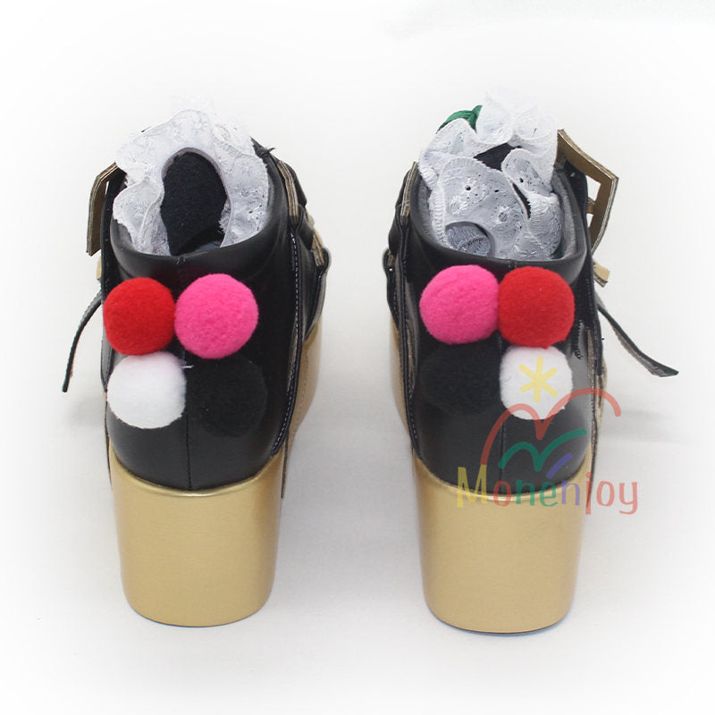 Monenjoy　ゼンゼロ ダイアリン　シューズ　コスプレ　靴　クランプスの黒枝　コスチューム　ハロウィン