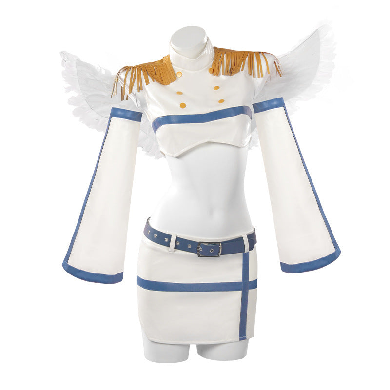 Monenjoy　2.5次元の 誘惑 リリサ 天乃リリサ 橘美花莉　乃愛 喜咲アリア 　翼付　コスプレ衣装　舞台服　コスチューム　