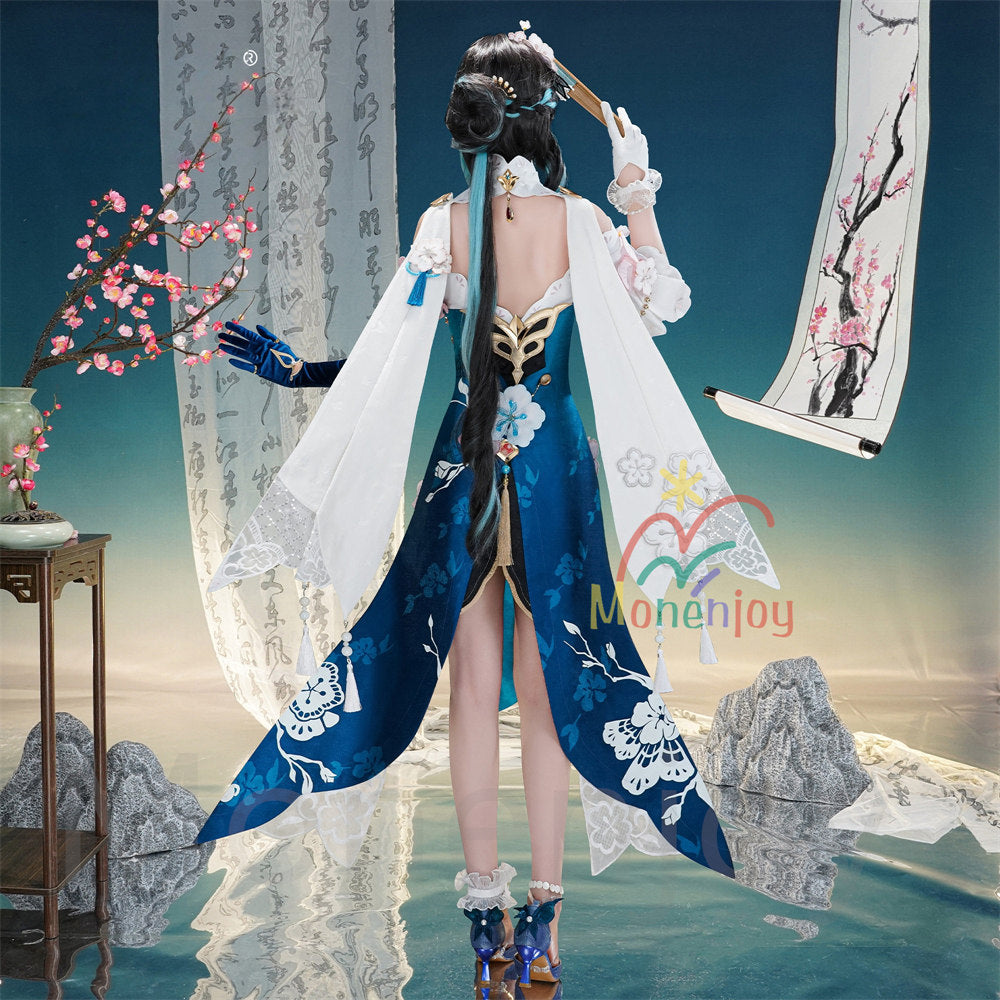 Monenjoy　崩壊スターレイル ルアンメェイ コスプレ衣装　ドレス　金属製パーツ　コスチューム MONENJOY