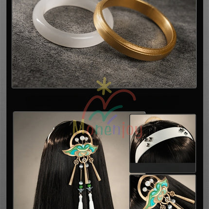 納品　Monenjoy ゼンレスゾーンゼロ アストラ・ヤオ  洋服　コスプレ衣装 　髪飾り付　コスチューム ZenlessZoneZero cosplay　GS1395