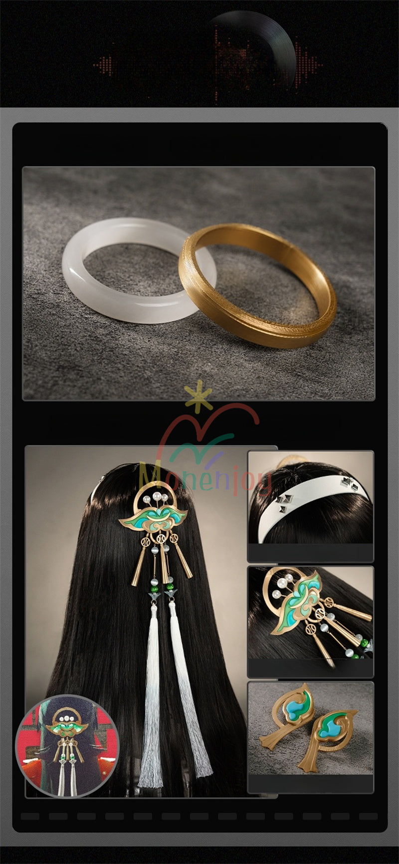 納品　Monenjoy ゼンレスゾーンゼロ アストラ・ヤオ  洋服　コスプレ衣装 　髪飾り付　コスチューム ZenlessZoneZero cosplay　GS1395