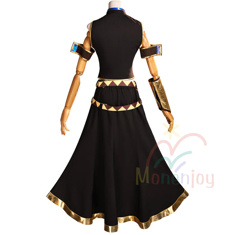 Monenjoy バーチャルシンガーVOCAROID　 巡音ルカ  V2 V4X コスプレ衣装　めぐりねるか　コスチューム　MEGURINE LUKA　仮装　イヤホーン追加購入