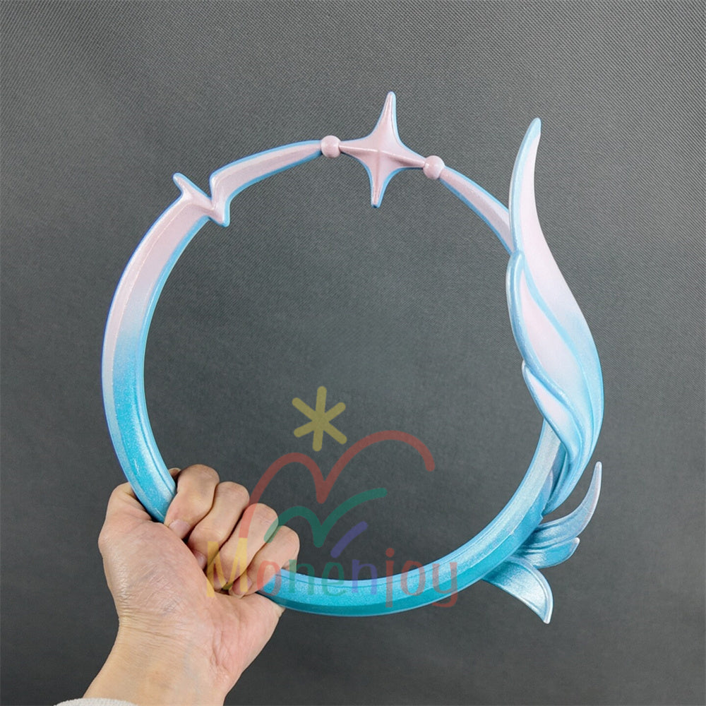 Monenjoy　鳴潮 エイメス 光輪　コスプレ道具　髪飾　23cm　アクセサリー　ヘアアクセサリー　PLA材質 MONENJOY