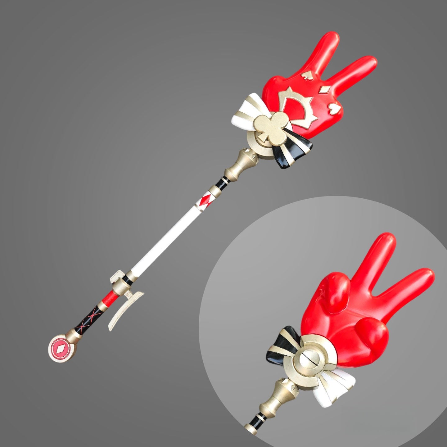 Monenjoy  崩壊スターレイル  火花 じゃんけん手杖 PU版 　コスプレ道具　100cm　軽量　丈夫　耐久　武器モデル MONENJOY