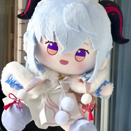 Monenjoy 原神 甘雨 　綿人形 40cm プレゼント　 抱き枕型 アクセサリー　着せ替え可能　完全受注生産　中国輸入ハンドメイド品 かんう