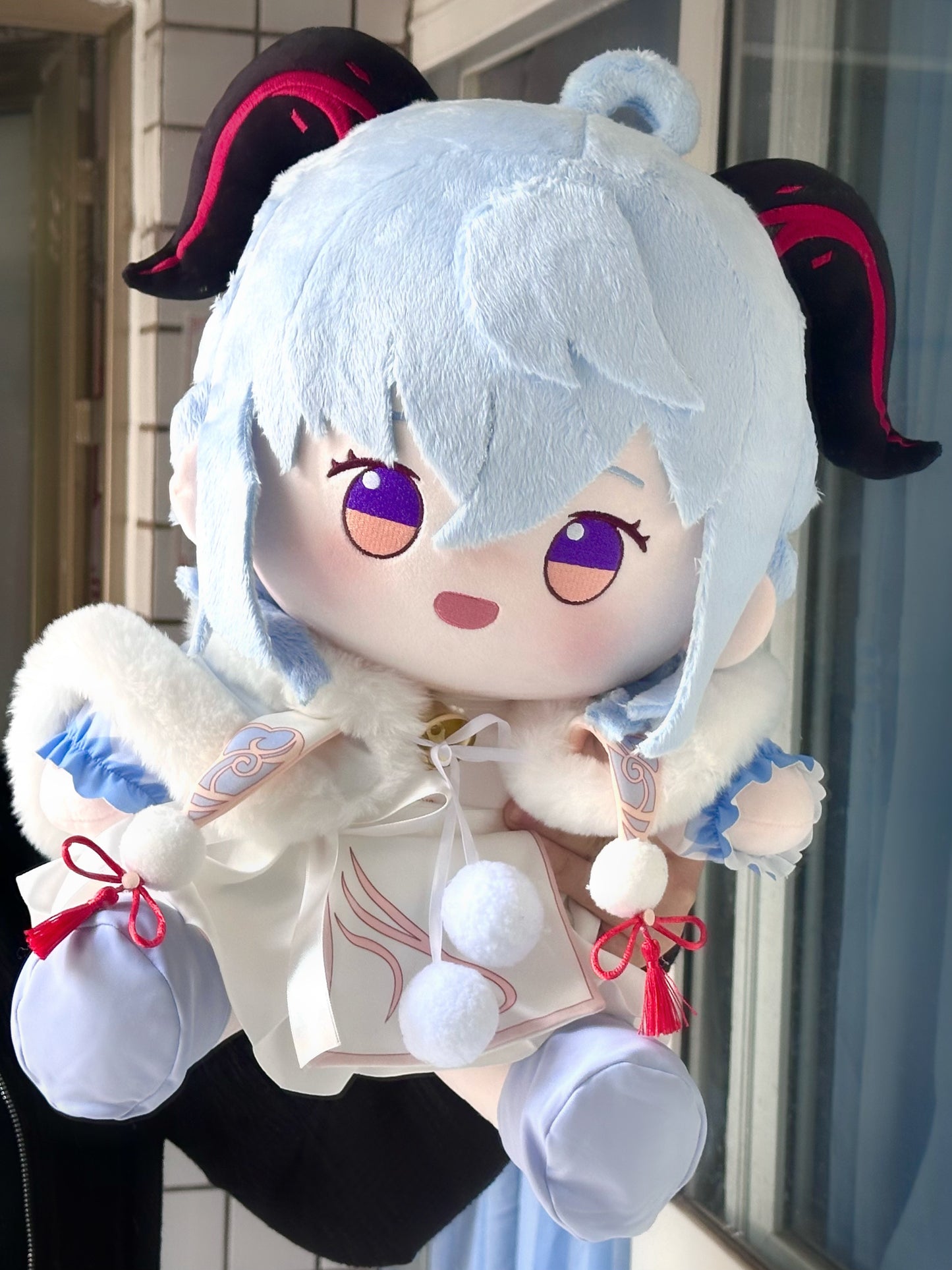 Genshin Impact Ganyu Cotton Doll, 40cm, Body Pillow Style, Gift, Accessories, Dress-Up, Made-to-Order, Handmade in China 